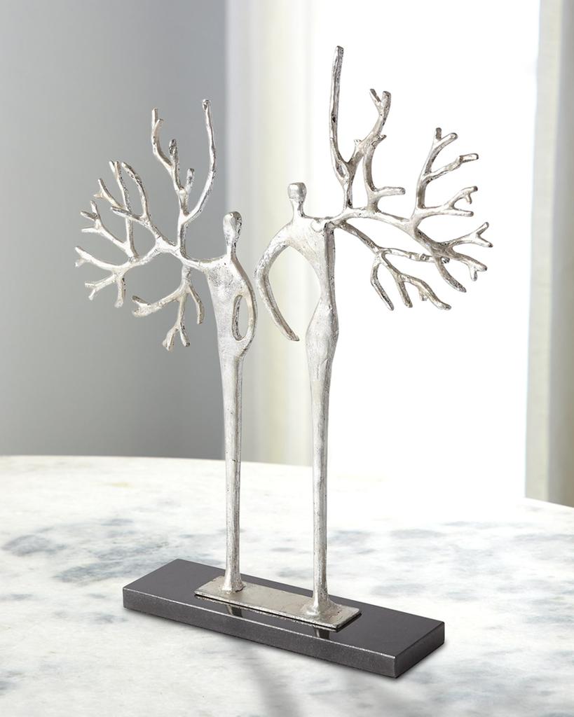 William D Scott Branch Man and Woman Sculpture