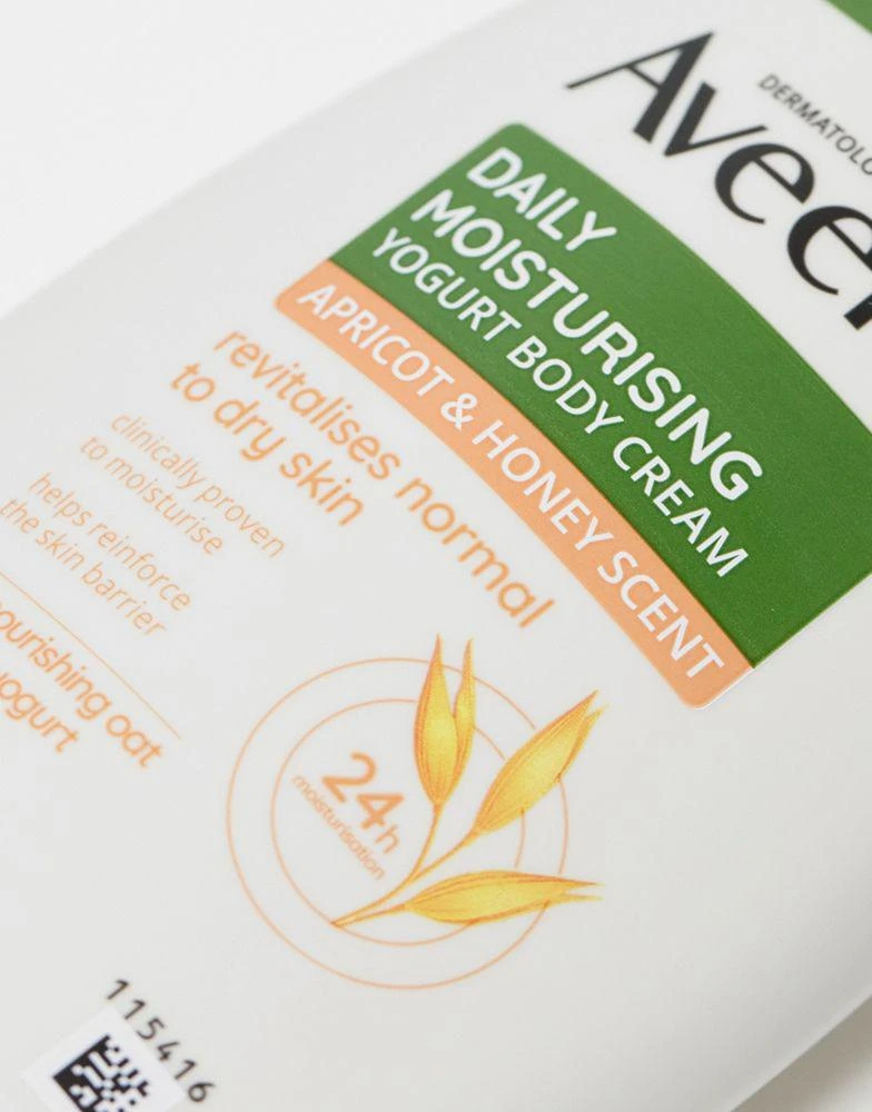 Aveeno Aveeno Daily Moisturising Yogurt Body Cream Apricot & Honey Scent 300ml 4