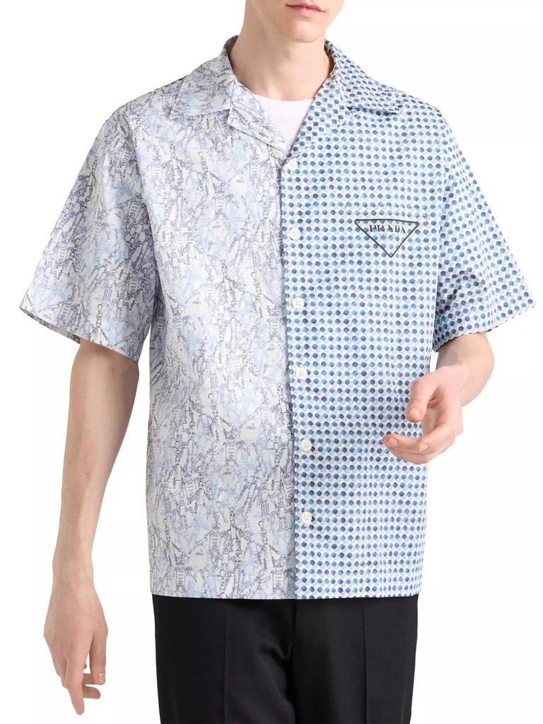 Prada Double Match Cotton Shirt 3
