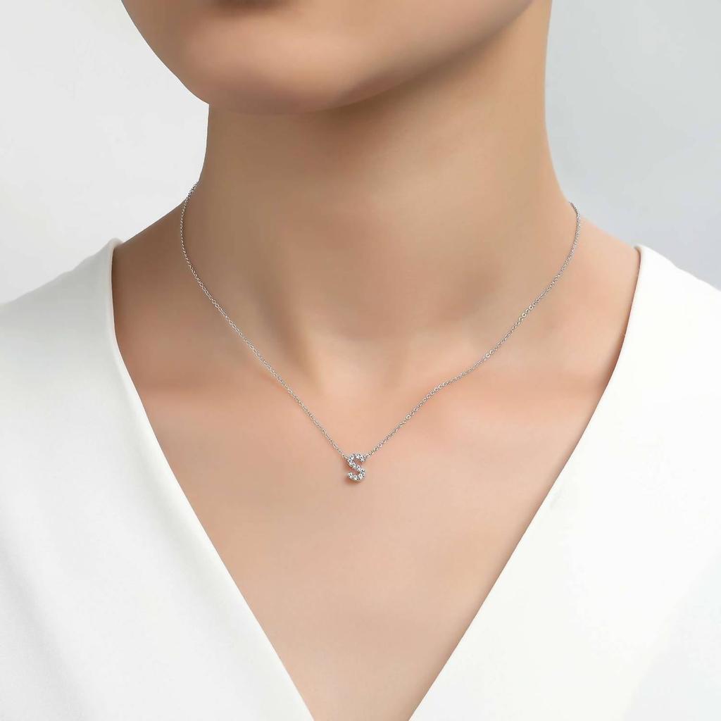 Lafonn Lafonn - Letter S Pendant Necklace
