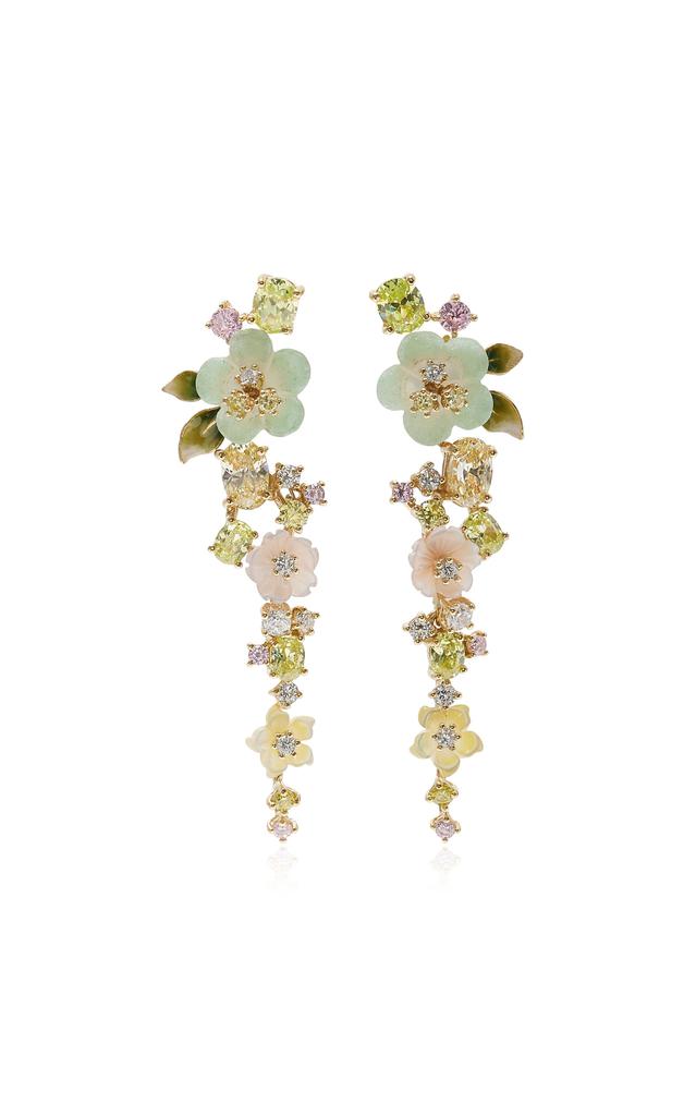 Anabela Chan Anabela Chan - Citrus Primrose Vine Earrings - Multi - OS - Moda Operandi - Gifts For Her