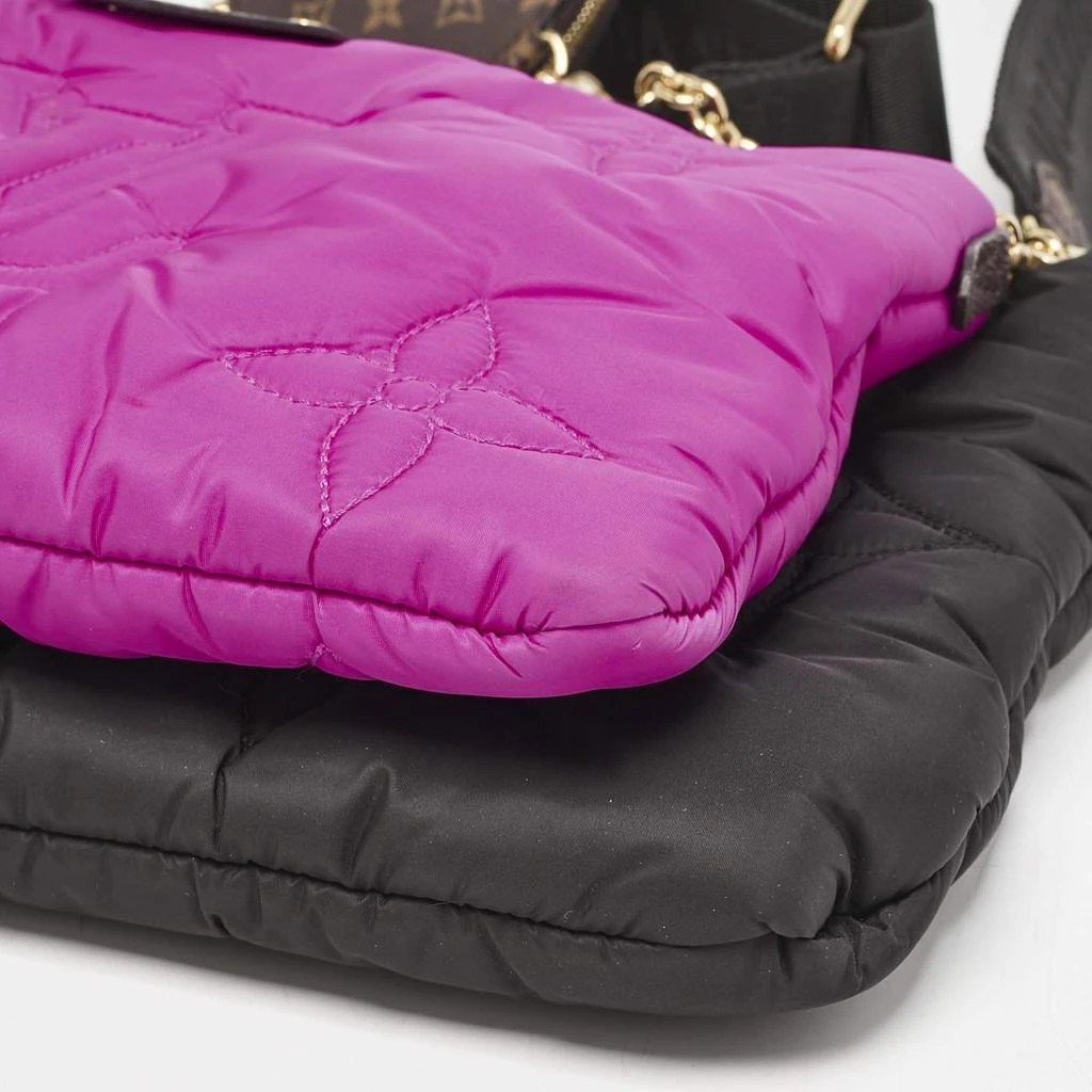 Louis Vuitton Louis Vuitton Black/Magenta Monogram Econyl Pillow Maxi Multi Pochette Accessories 11