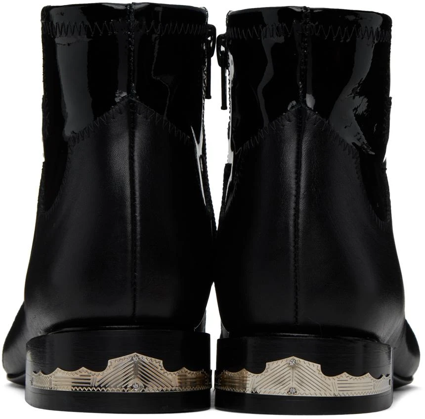 Toga Pulla Black Paneled Boots 2