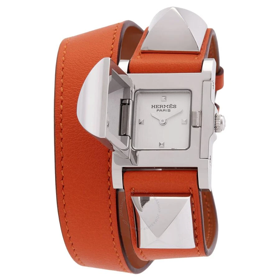 Hermes Medor PM Quartz Silver Dial Ladies Watch 041262WW00 1