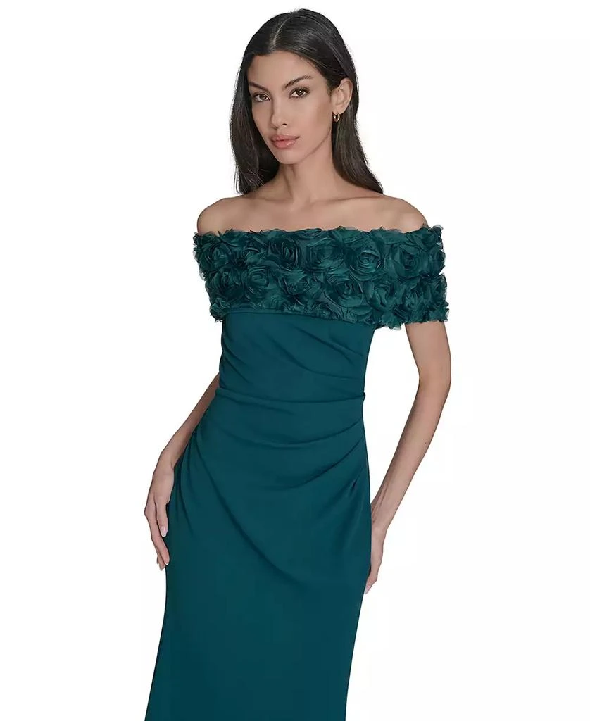 strapless open back dress Lisette Off-Shoulder Chiffon Mini Dress Xs / Neutrals