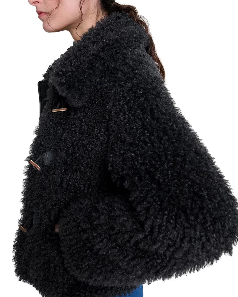 Maje Gabynette Faux Fur Coat 4