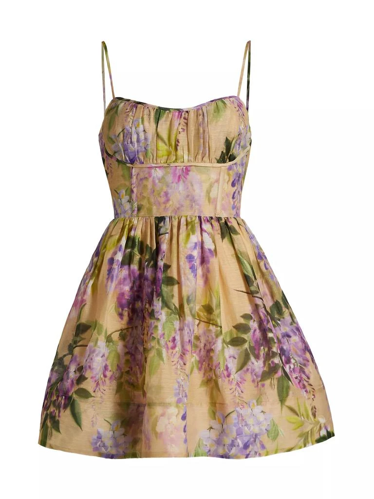 Cara Cara Alba Floral Organza A-Line Minidress 1