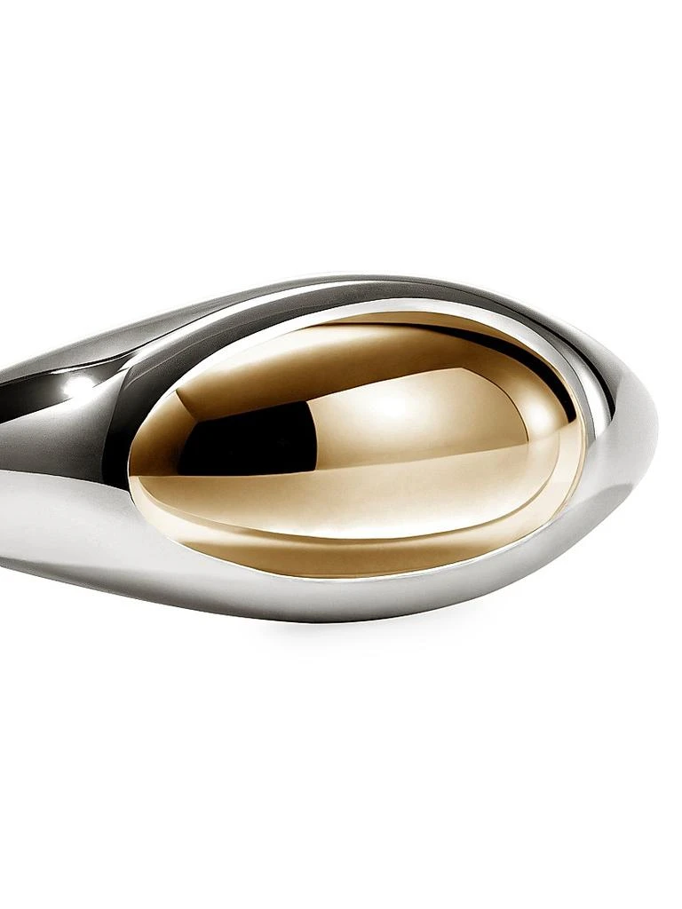 John Hardy Pebble 14K Yellow Gold & Sterling Silver Ring 4