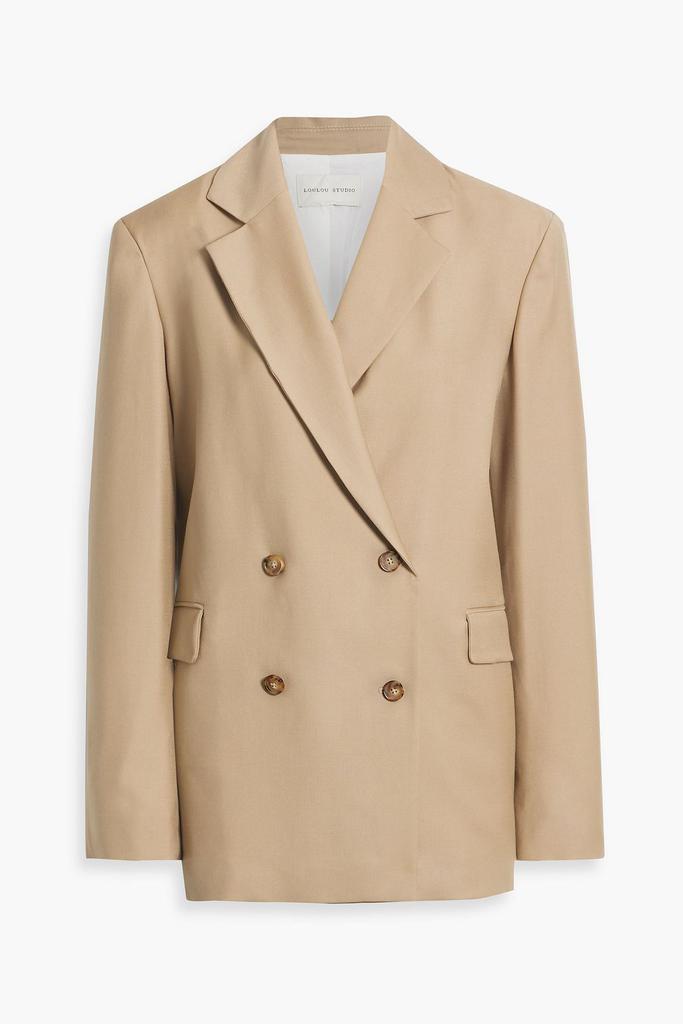 ジャケット Loulou Studio Ivory leather Davao blazer LOULOU STUDIO Davao double-breasted leather blazer | THE OUTNET