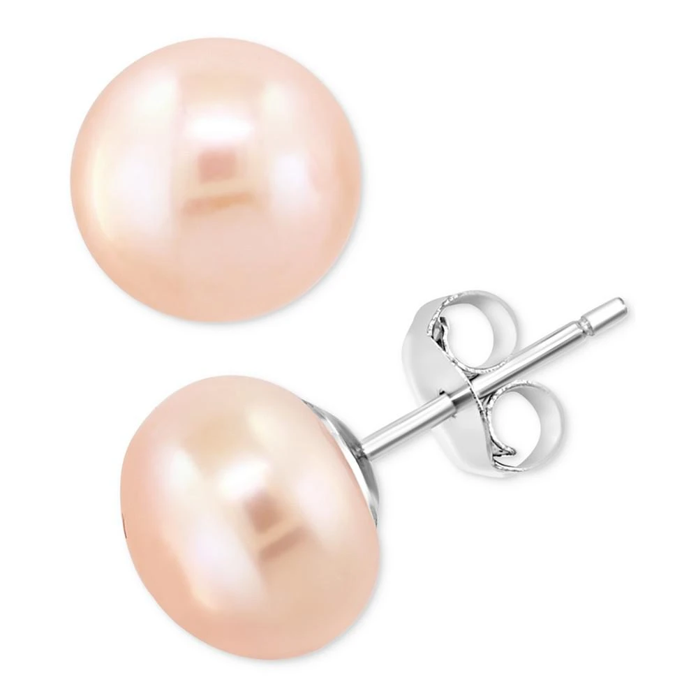 EFFY Collection EFFY® 3-Pc. Set Pink, Peach, & White Cultured Freshwater Pearl (9mm) Stud Earrings in Sterling Silver 4