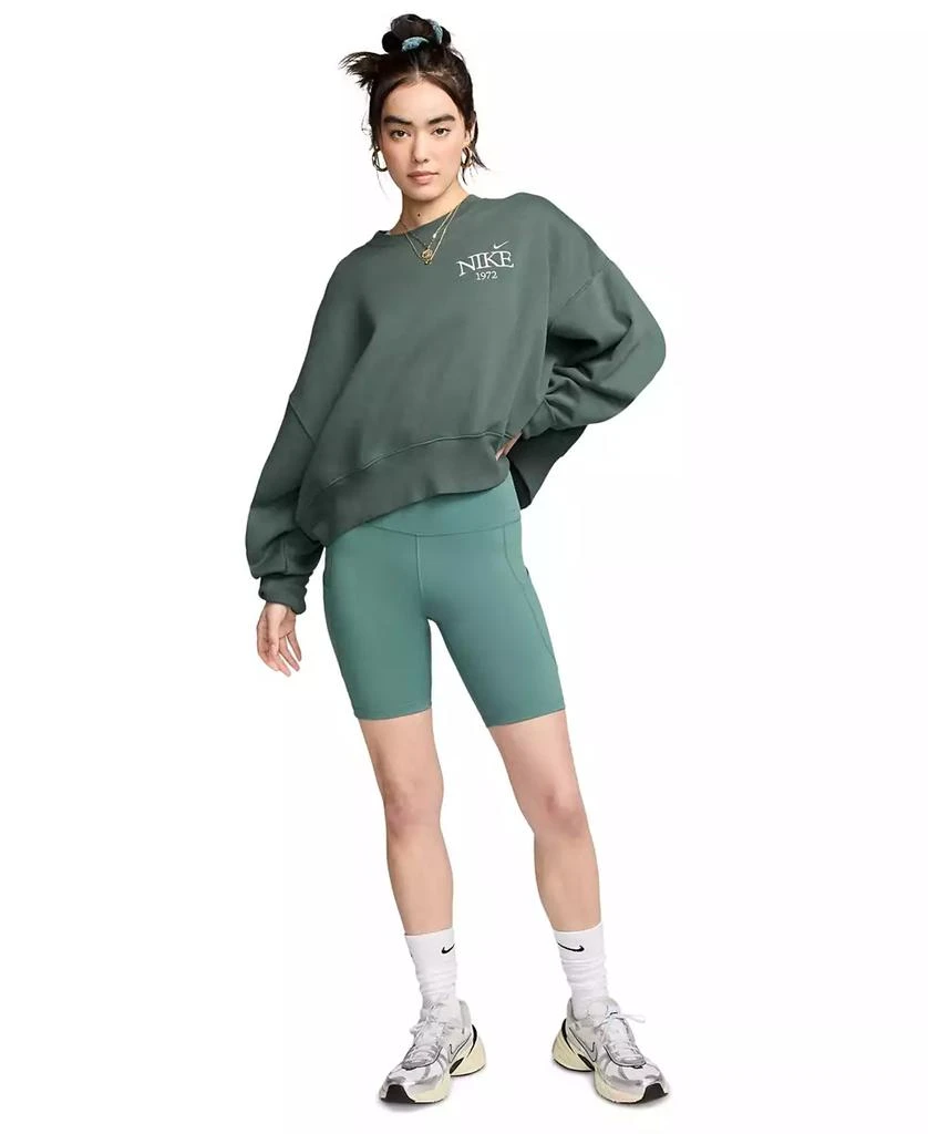 NIKE Women's One High-Waisted Side-Pocket 8" Bike Shorts 7