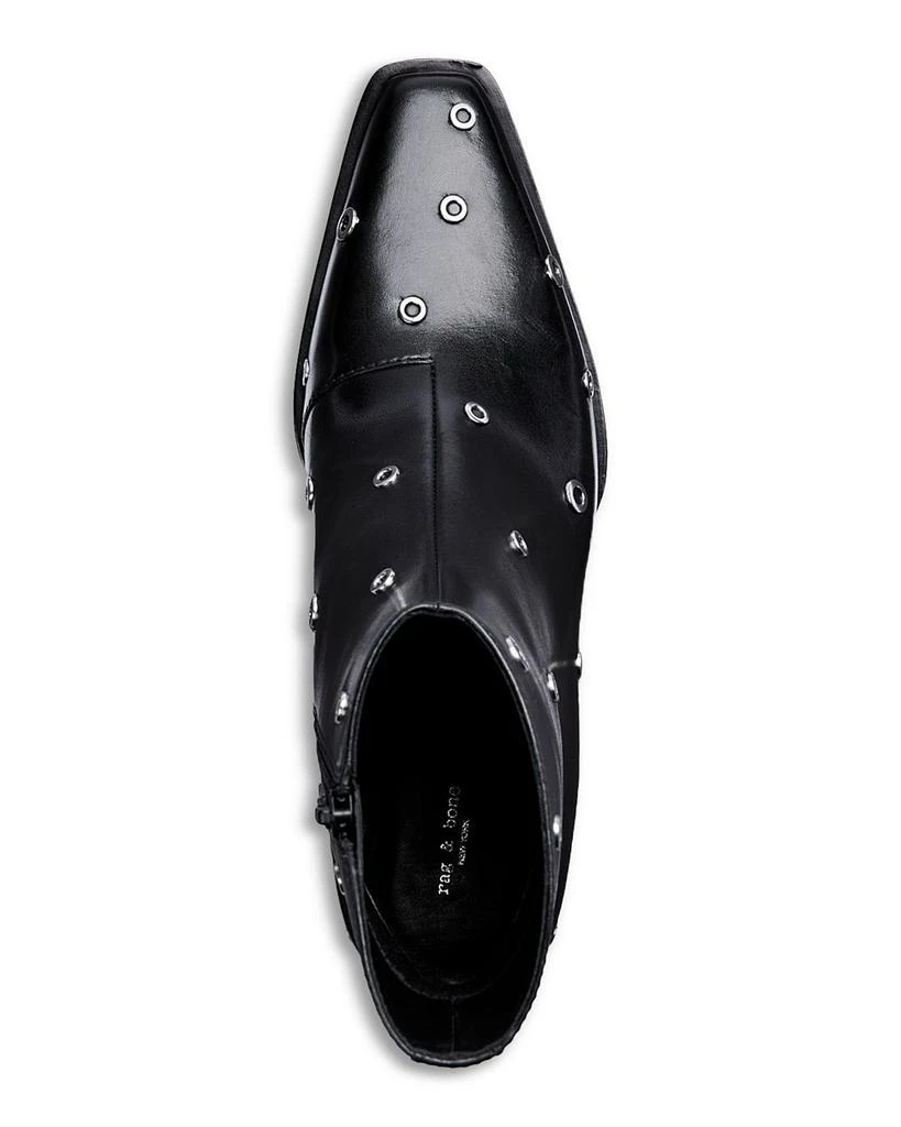 Rag & Bone Women's Joni Zip Grommet Boots 4