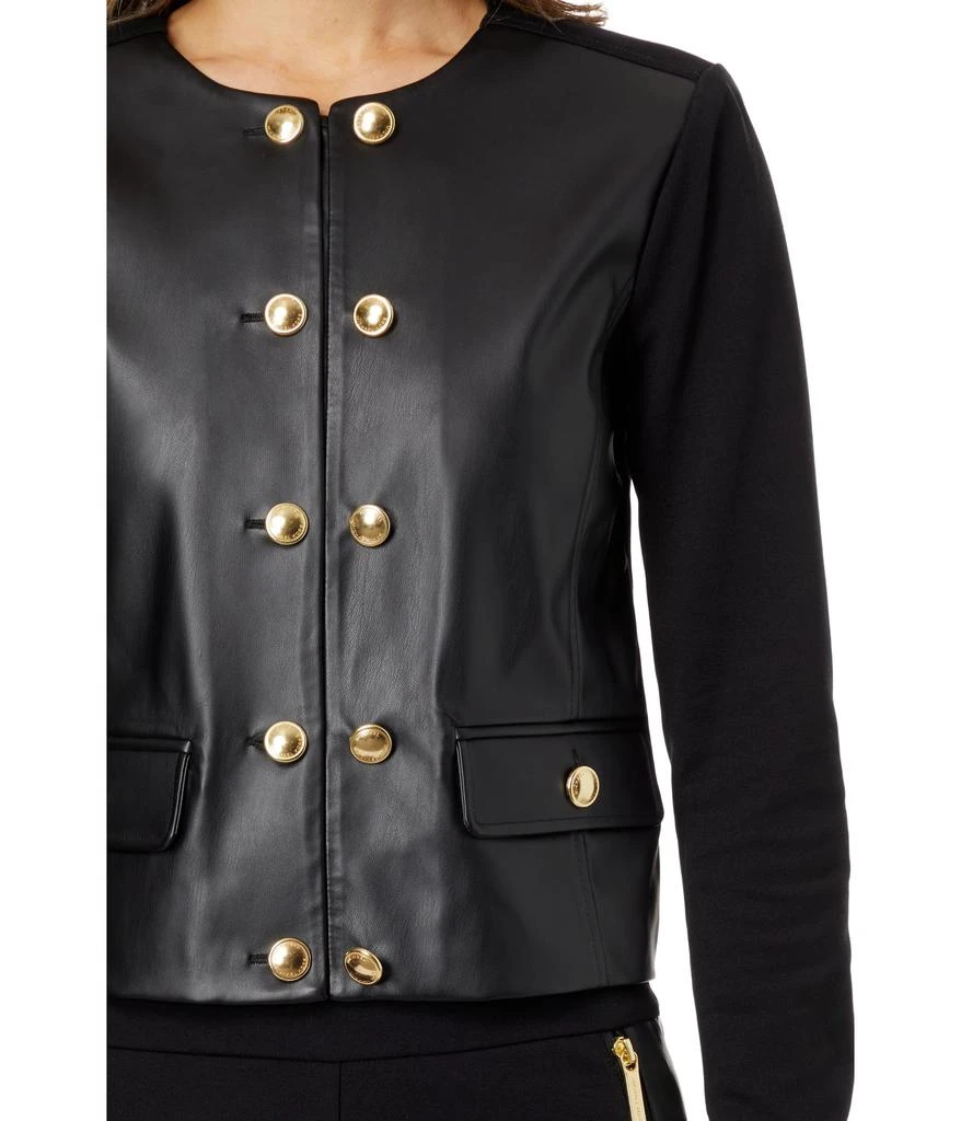 MICHAEL Michael Kors Petite Button Ponte Jacket 3