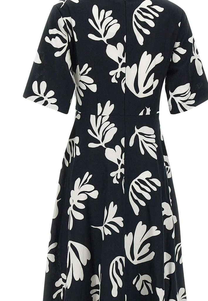 Marella Marella Molise All-Over Patterned V-Neck Dress 4