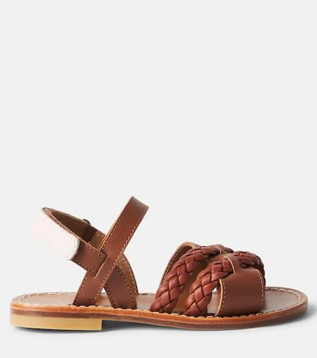Bonpoint Liza braided leather sandals 3