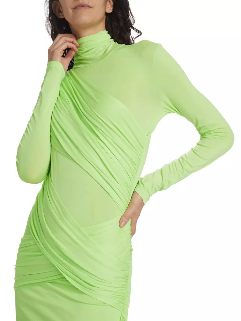 Gauge81 Kores Draped Turtleneck Minidress 6