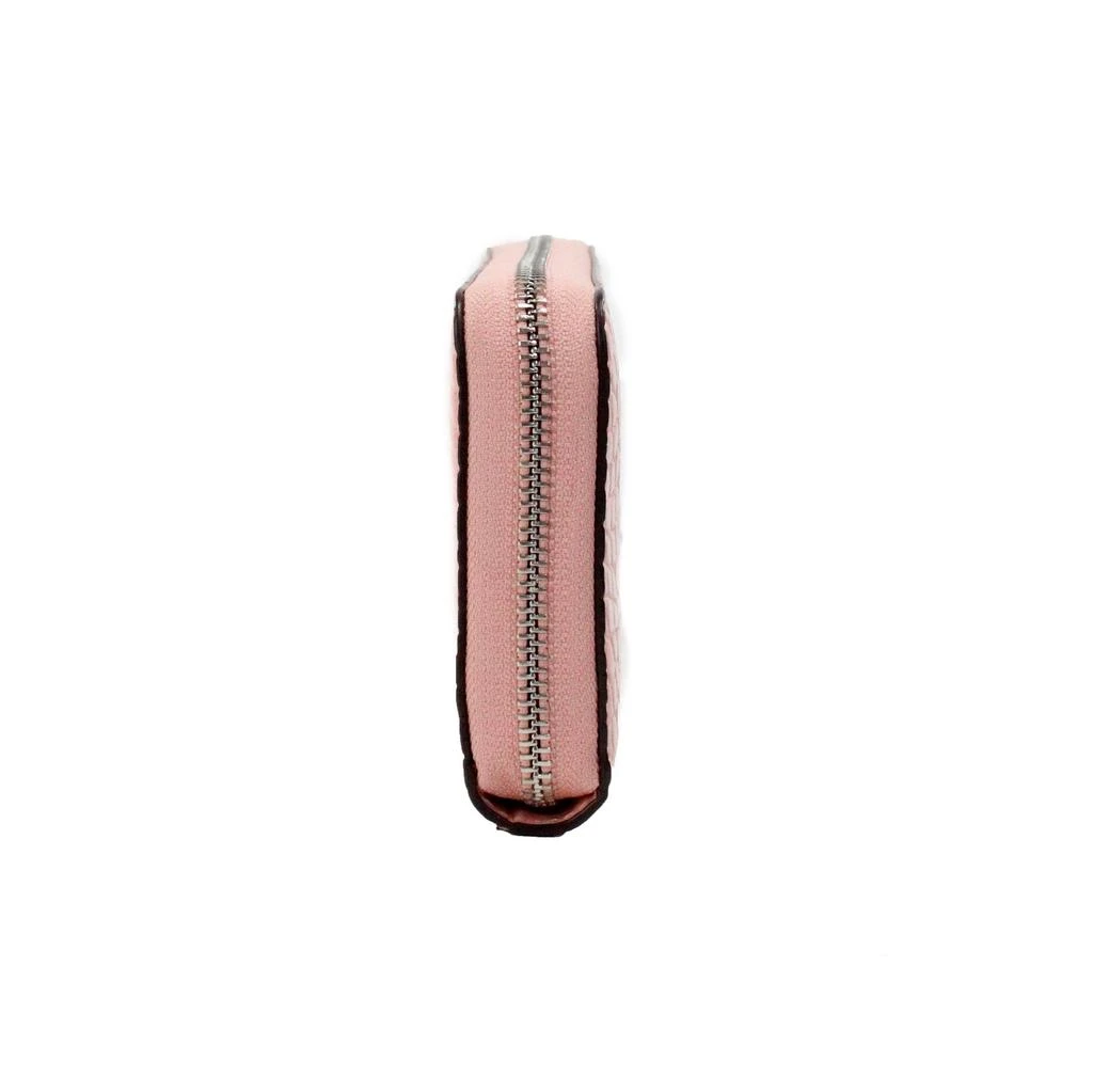 Michael Kors Michael Kors Jet Set Large pink Animal Print Leather Continental Wrist Women's Wallet 2