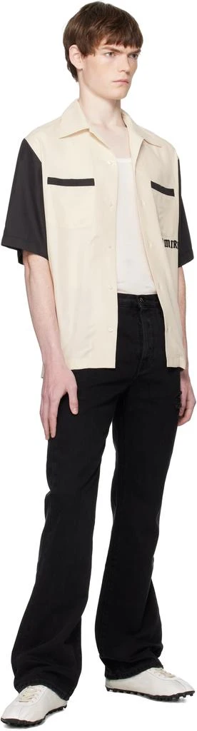 AMIRI Beige 
Try It
 Bowling Shirt 4