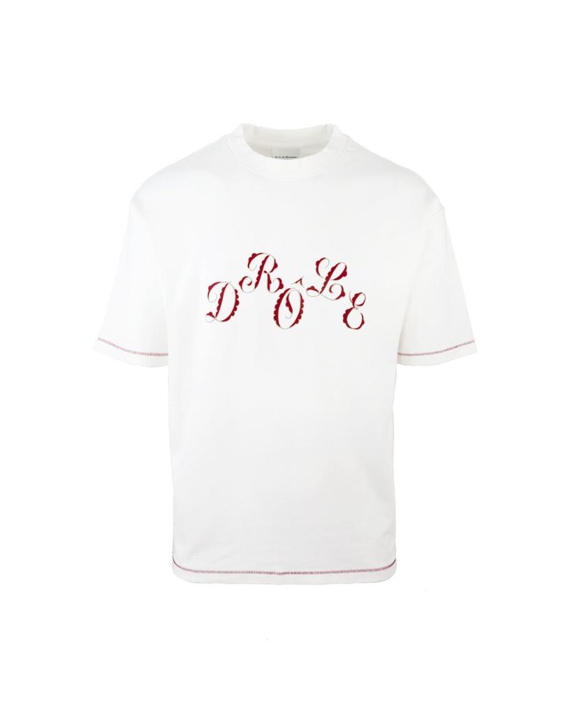 Drôle de Monsieur Drôle de Monsieur Logo Printed T-Shirt