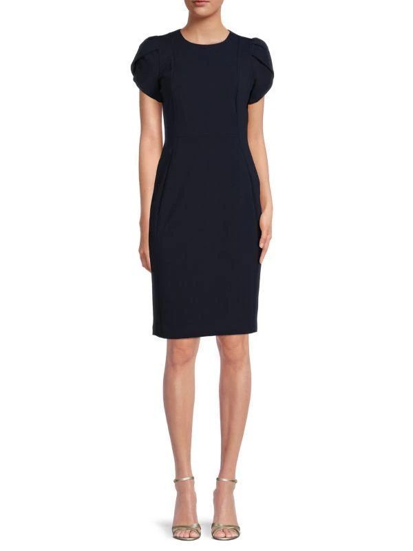 Calvin Klein Petal Sleeve Pencil Dress 1