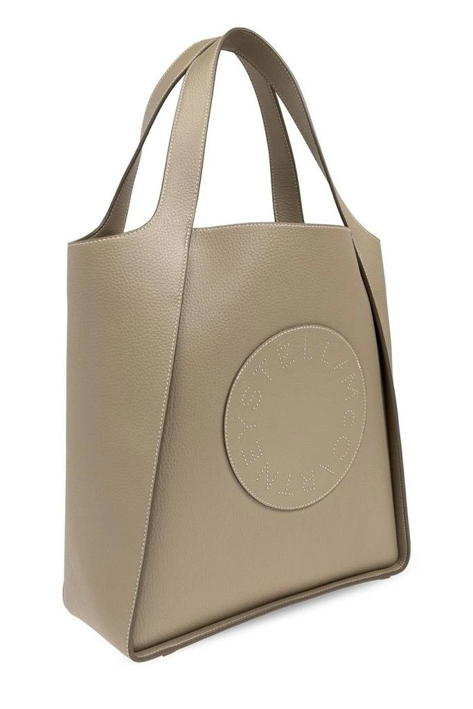Stella McCartney Stella McCartney Logo-Perforated Top Handle Bag 3