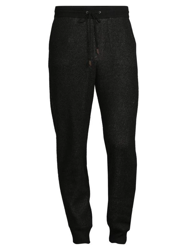 ZEGNA Drawstring Cashmere Joggers 3