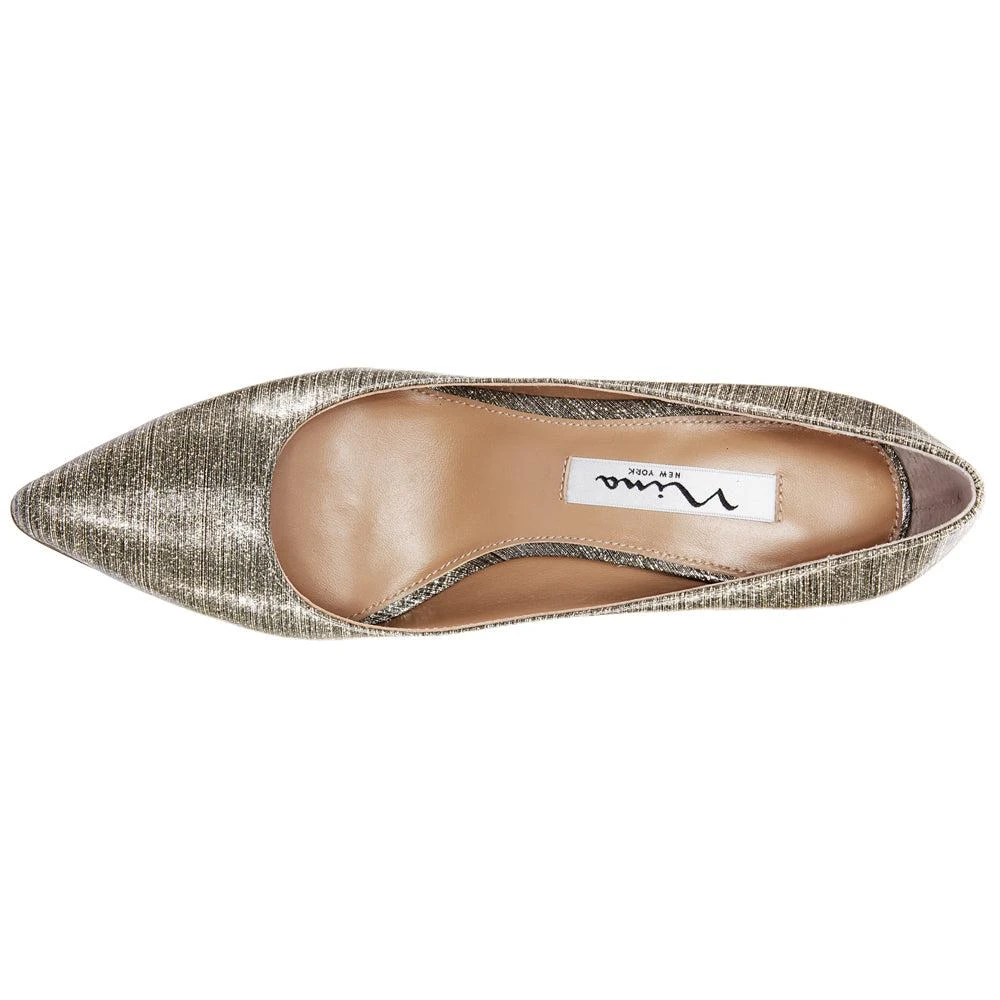 Nina Nina Metallic Pointed Toe Stiletto Pumps 5