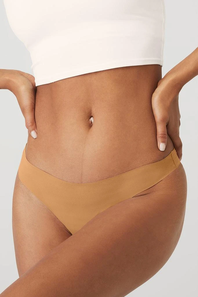 Alo Airbrush Invisible Thong - Sand 4