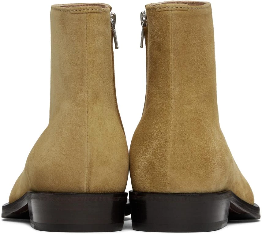 A.P.C. Beige Neil Boots 2