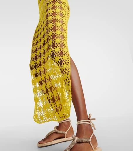 ANNA KOSTUROVA Bella crochet cotton maxi skirt 5