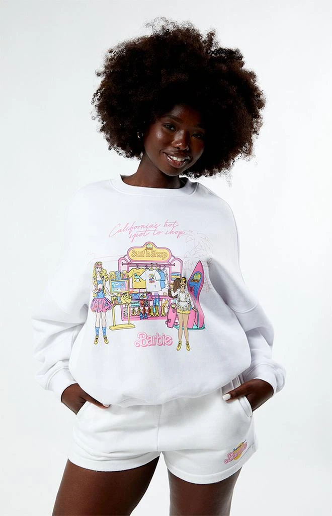 Barbie Surf N' Shop Crew Neck Sweatshirt 1