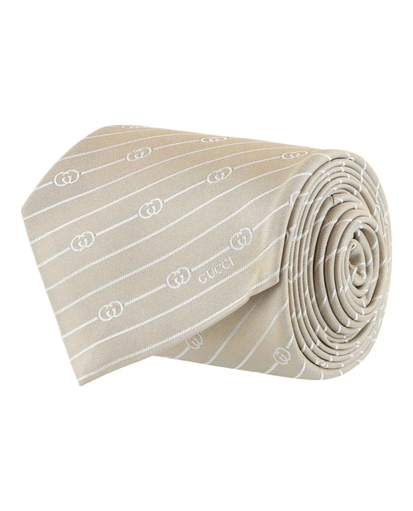 Gucci Interlocking G Silk Jacquard Tie
