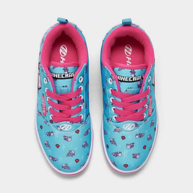 HEELYS Girls' Little Kids' Heelys x Minecraft Pro 20 Casual Shoes 5