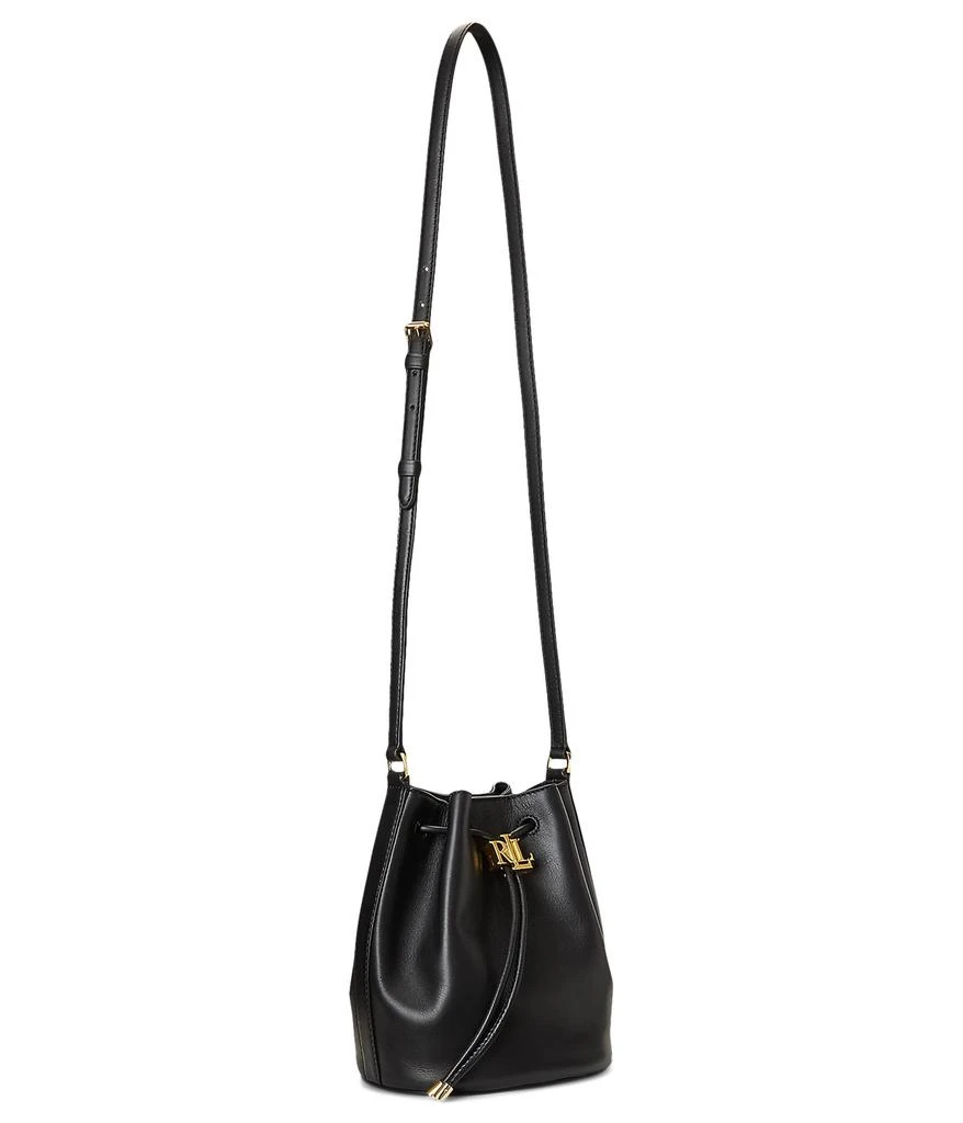 LAUREN Ralph Lauren Leather Medium Andie Drawstring Bag 4