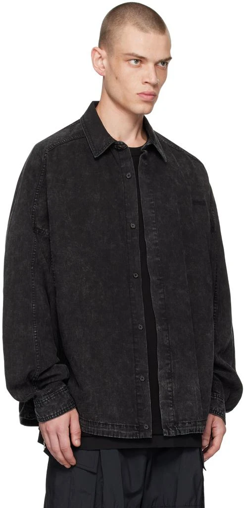 Juun.J Black Faded Denim Shirt 2