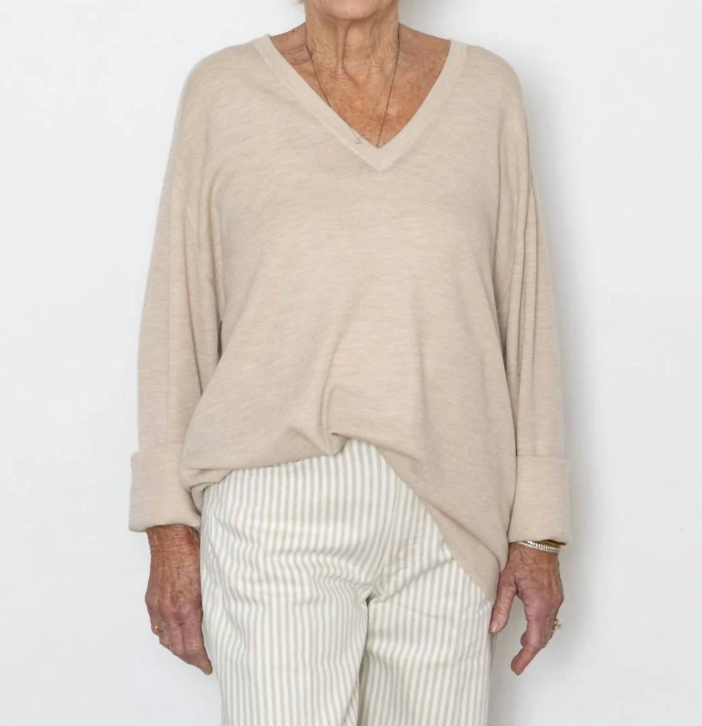6397 6397 - Slinky V Neck Sweater 2