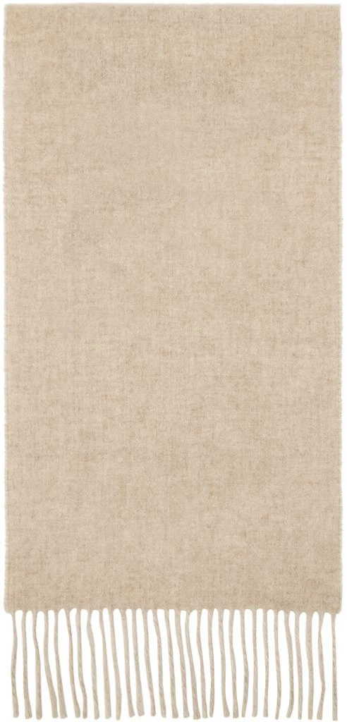 Jacquemus Beige Les Classiques 'L'écharpe Jacquemus' Scarf 2