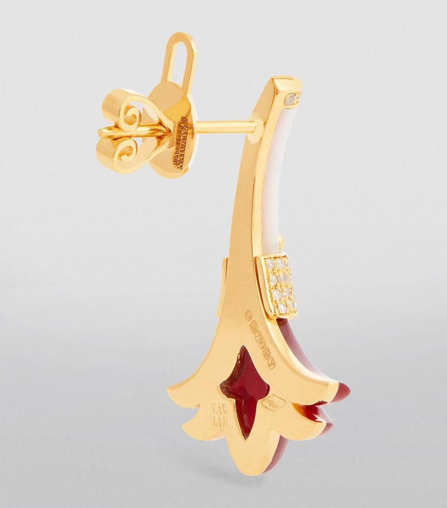 L'ATELIER NAWBAR Yellow Gold, Diamond and Mother-of-Pearl Psychedeliah Earrings 3