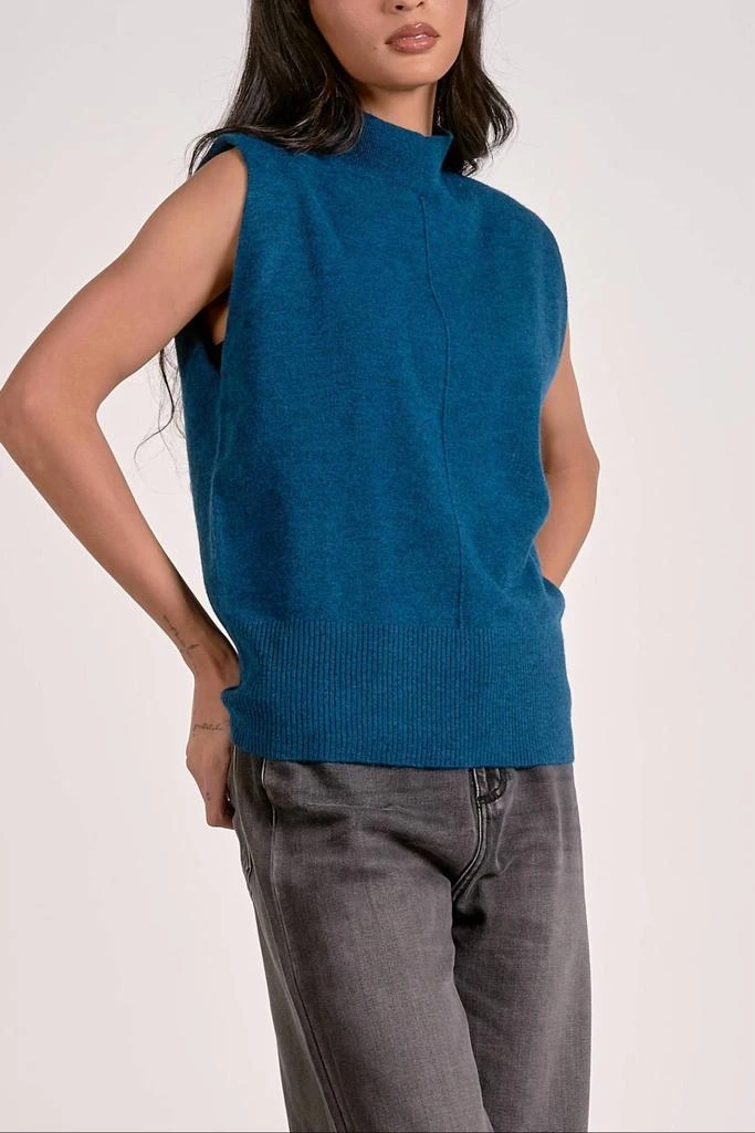Elan Man Of Your Word Sweater In Teal 2