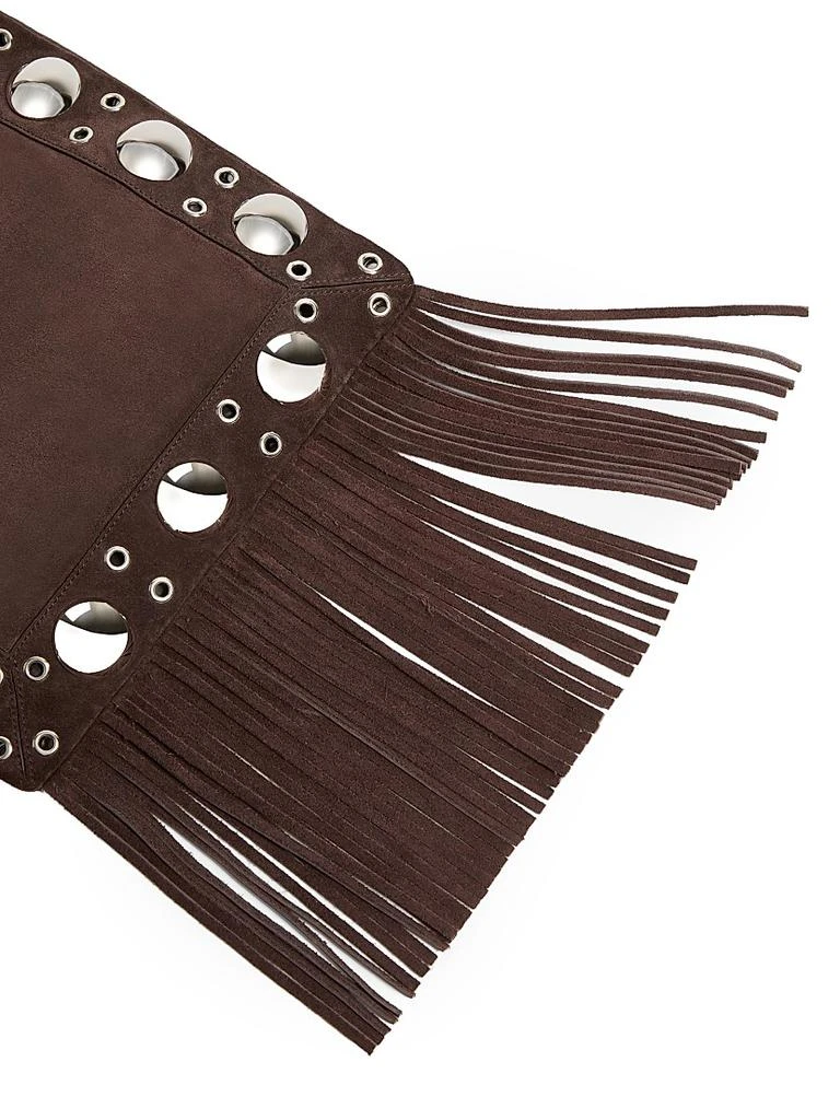 Valentino Nellcôte Suede Shoulder Bag with Fringes 7