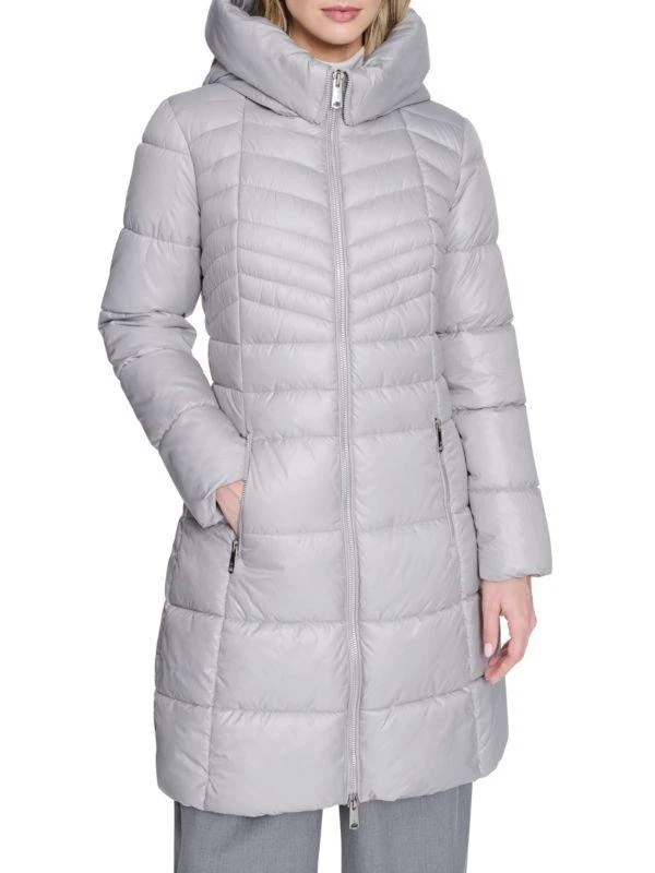 Kenneth Cole Mid Length Puffer Coat 1