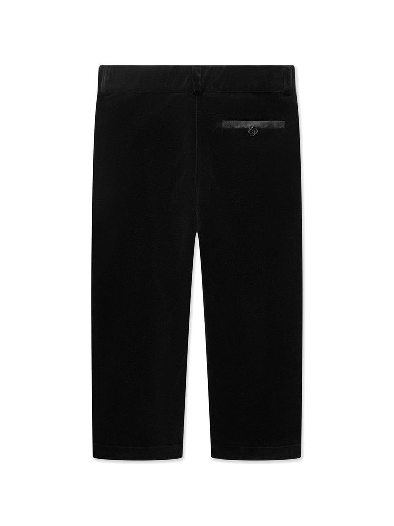Patachou Patachou Straight Leg Velvet Party Trousers