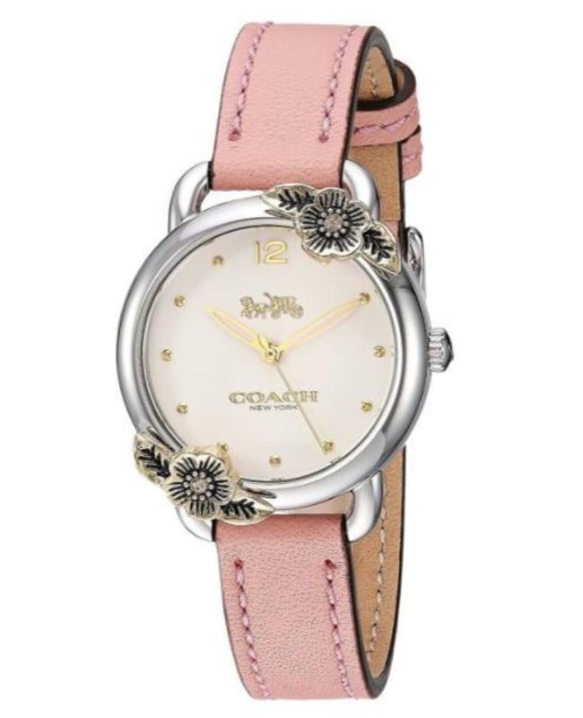 Coach Coach Perry Quartz Off White Dial Leather Strap Women's Watch 14503239