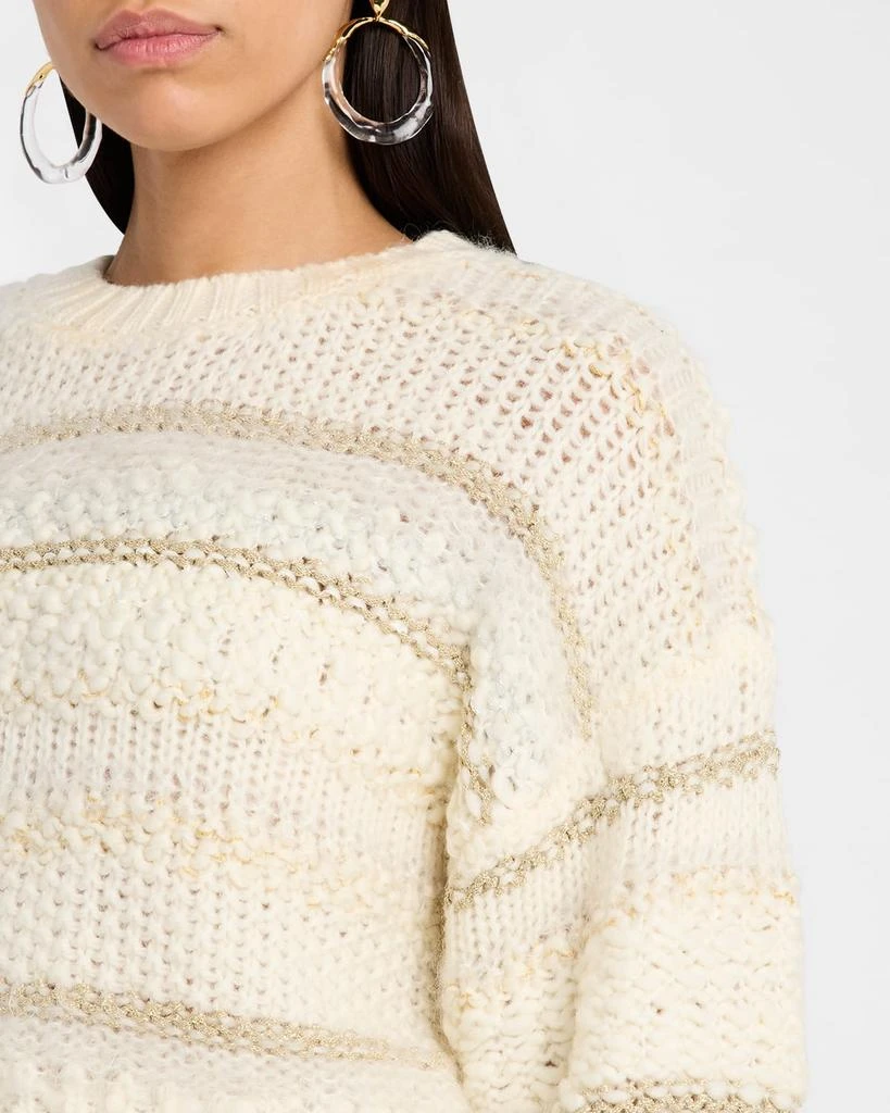 FRAME Textured Stripe Sweater 5