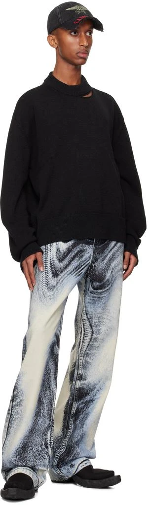 CAMPERLAB Black Melange Knit Sweater 4