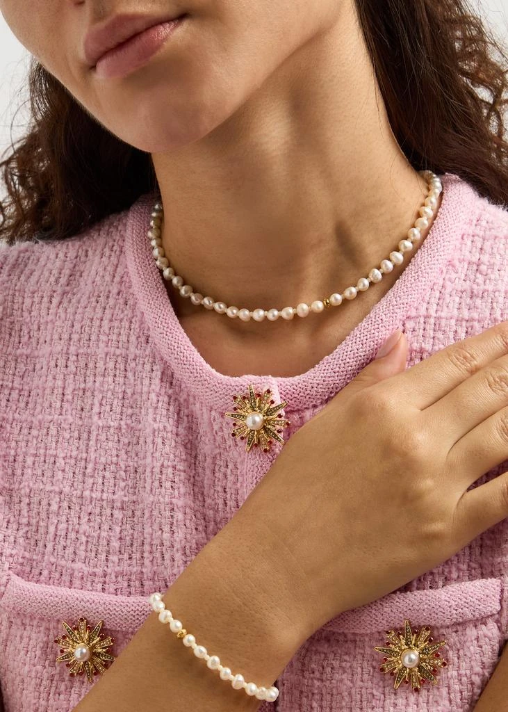 Anni Lu Petit Stellar Pearly beaded pearl necklace 2