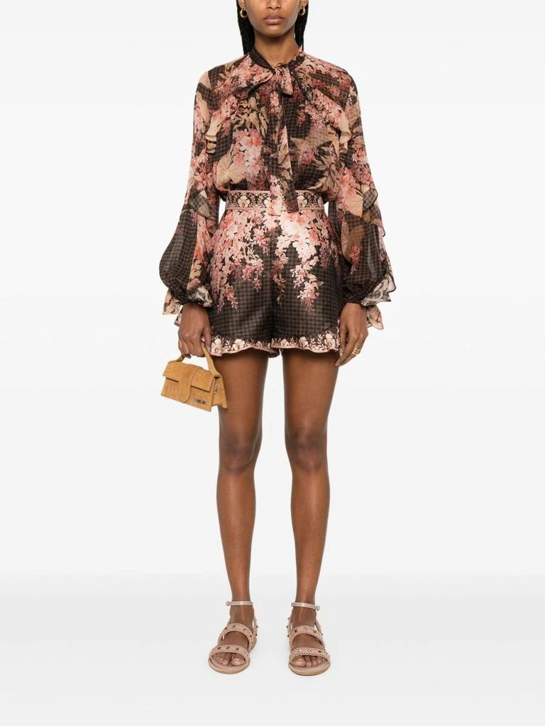 Zimmermann ZIMMERMANN - Printed Linen Blend Shorts 3