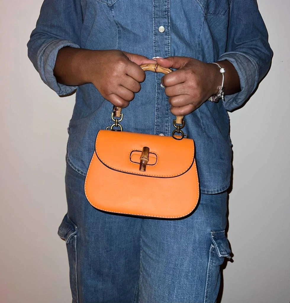 Empire Sophia Convertible Clutch Bag In Orange 3