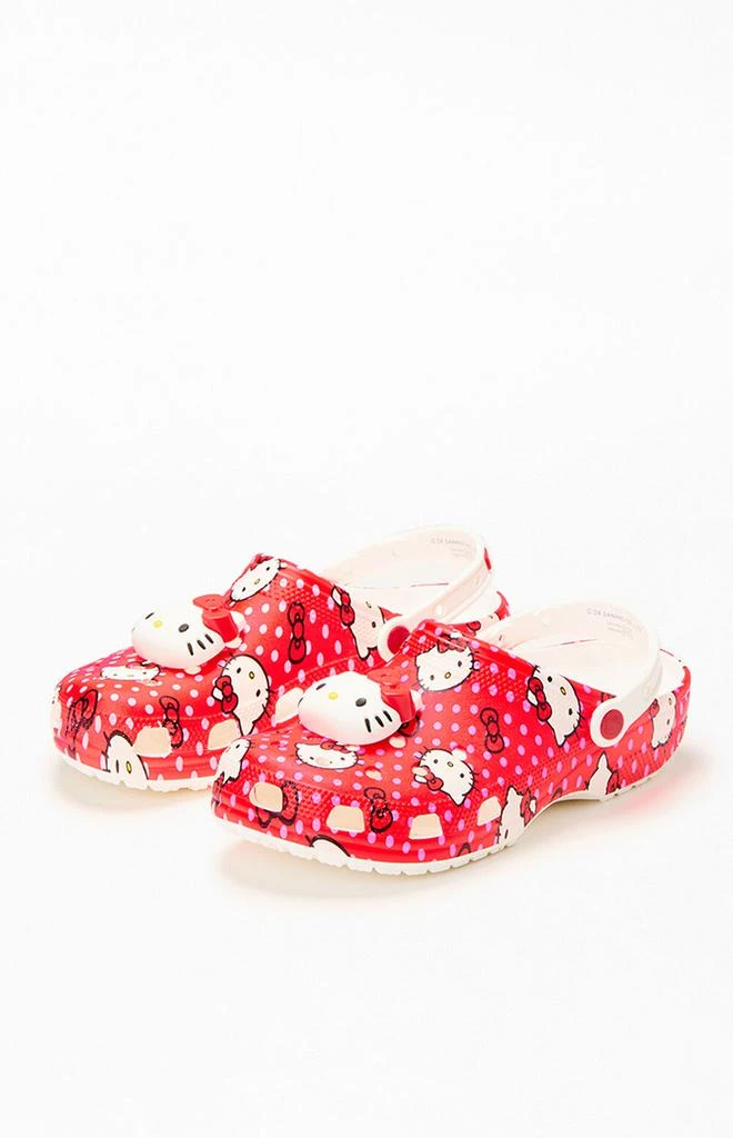Crocs Hello Kitty Red Classic Clogs 2