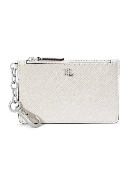 Ralph Lauren Ralph Lauren Crosshatch Leather Zip Card Case 1